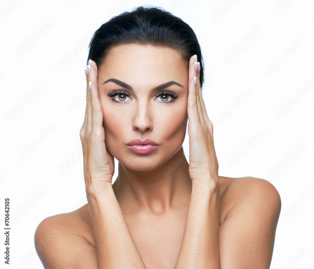 Beautiful portrait of european young woman Beautiful portrait of european young woman