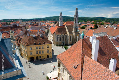 Fotografia Main square in Sopron