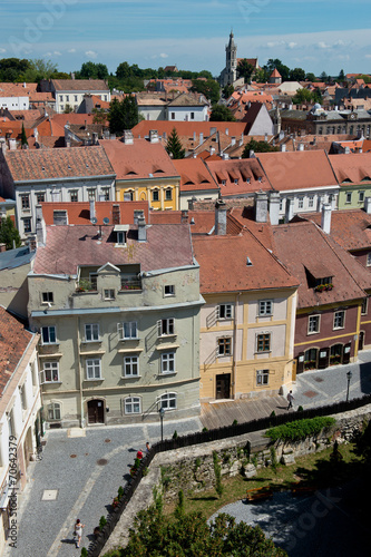 The roofs of the old town of Sopron