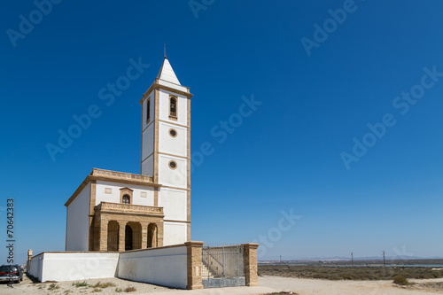 Church Rodalquilar mining town of Cabo de Gata, Spain