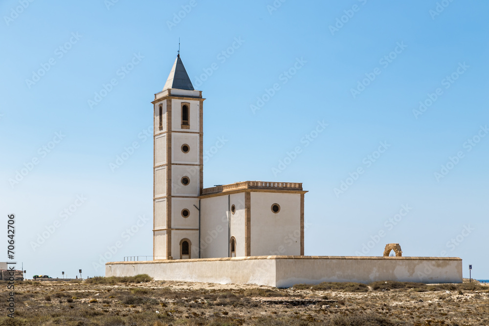 Salinas church Rodalquilar, Almería, Spain