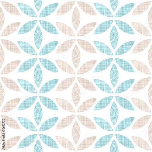 Abstract textile leaves stripes seamless pattern background