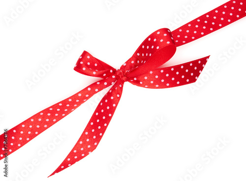 Red Ribbon with Bow