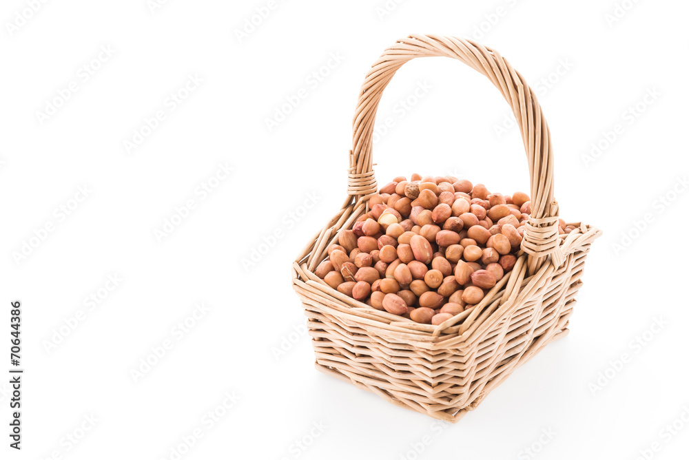 Peanut isolated on white background