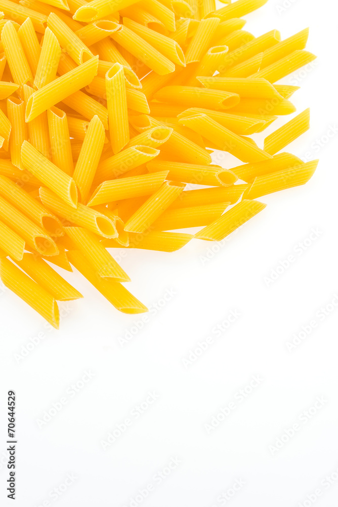 Pasta isolated on white background