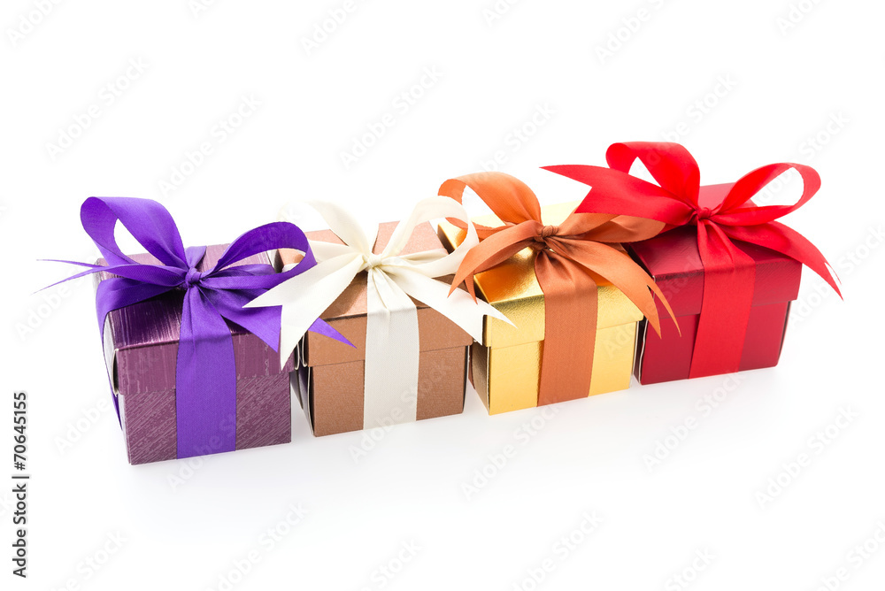 Gift box isolated on white background Gift box isolated on white background