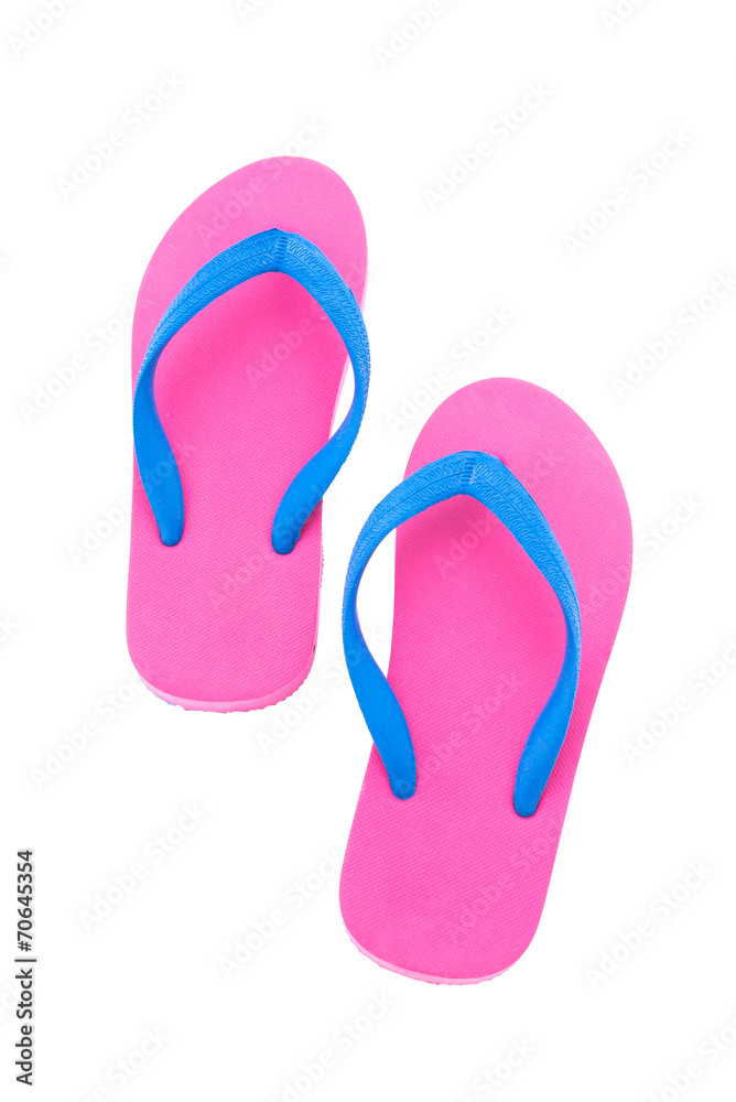 Flip flop isolated on white background Flip flop isolated on white background