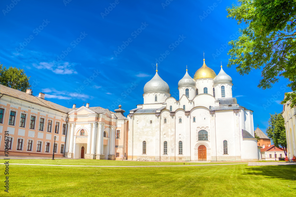 Russia Veliky Novgorod  Kremlin St. Sophia Cathedral