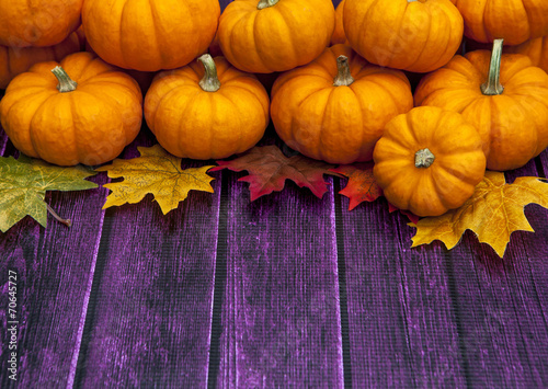 Autumn Pumpkin Thanksgiving Background