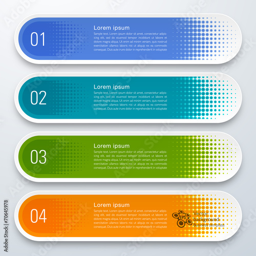 Infographics Web Banner & Label Design