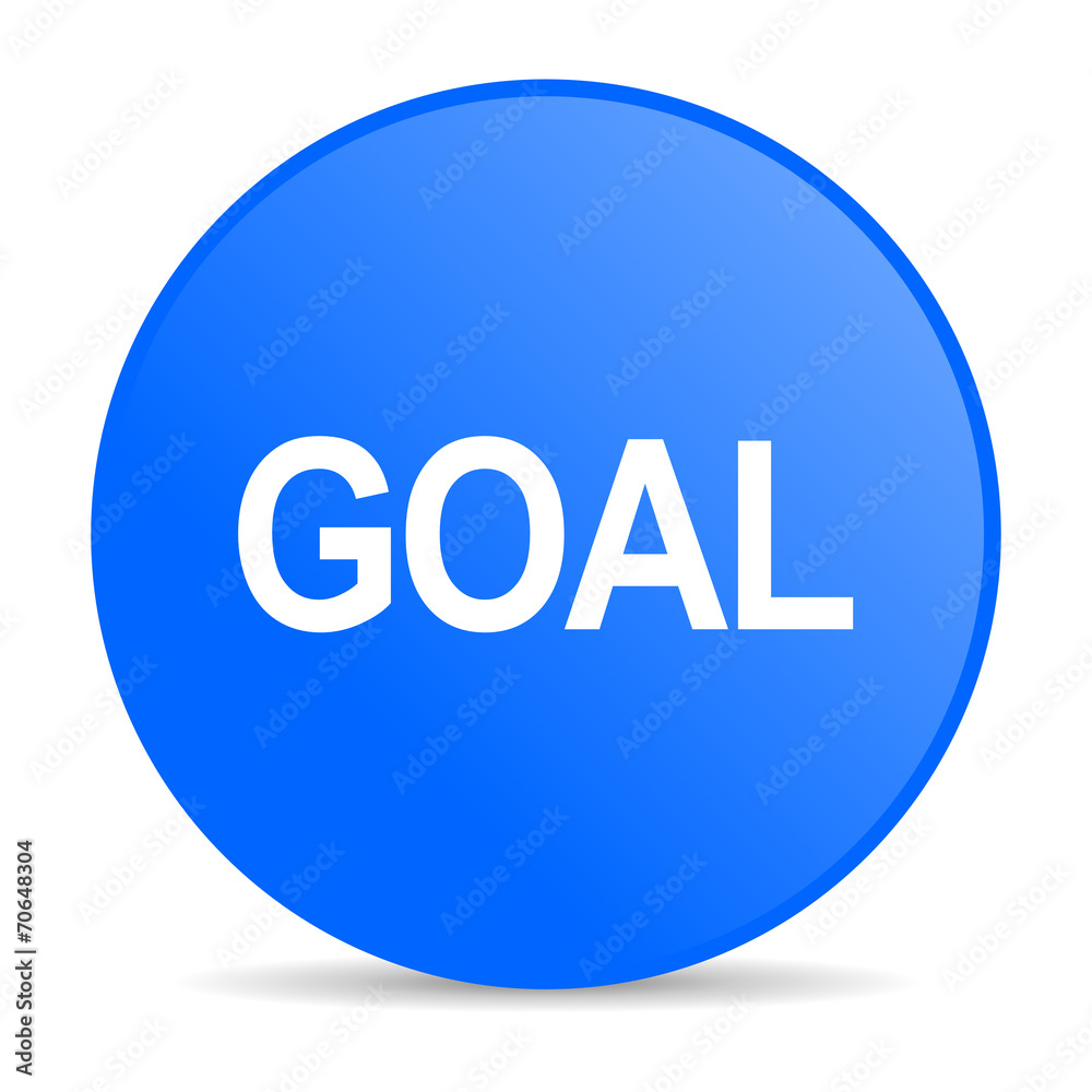 goal internet blue icon