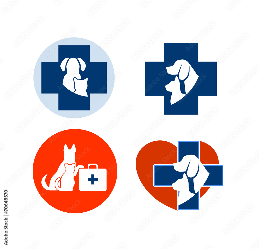 Fototapeta premium veterinary symbol for your design