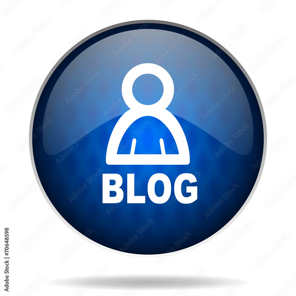blog internet blue icon blog internet blue icon
