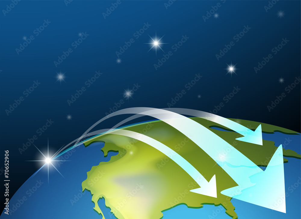 Fototapeta premium The Earth's surface