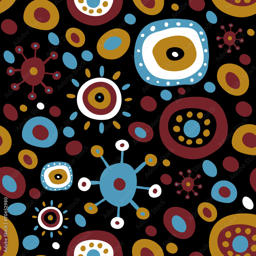 Seamless background with ethnic pattern elements Seamless background with ethnic pattern elements