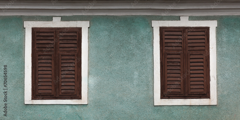 Fototapeta premium old windows wood