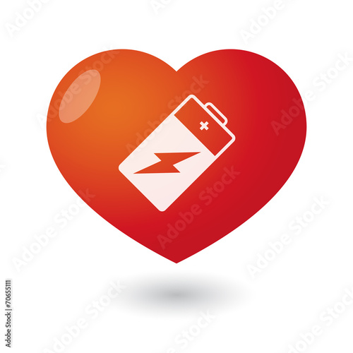 Heart with a battery