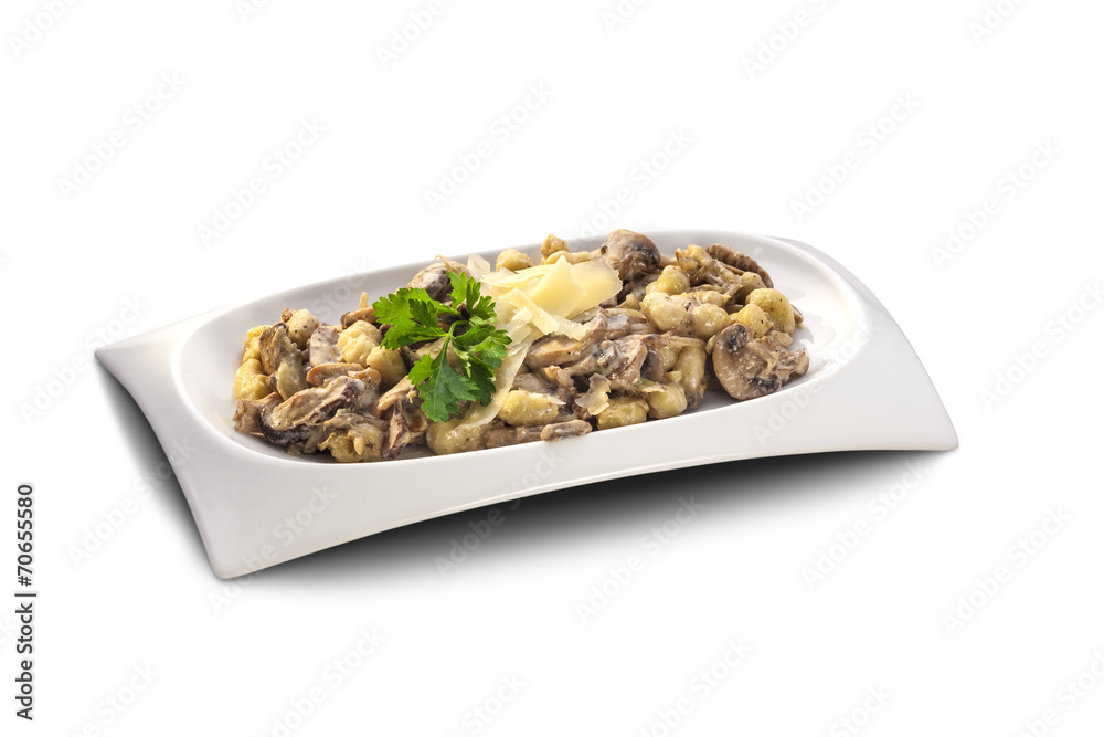 dish with potatoes and mushrooms dish with potatoes and mushrooms