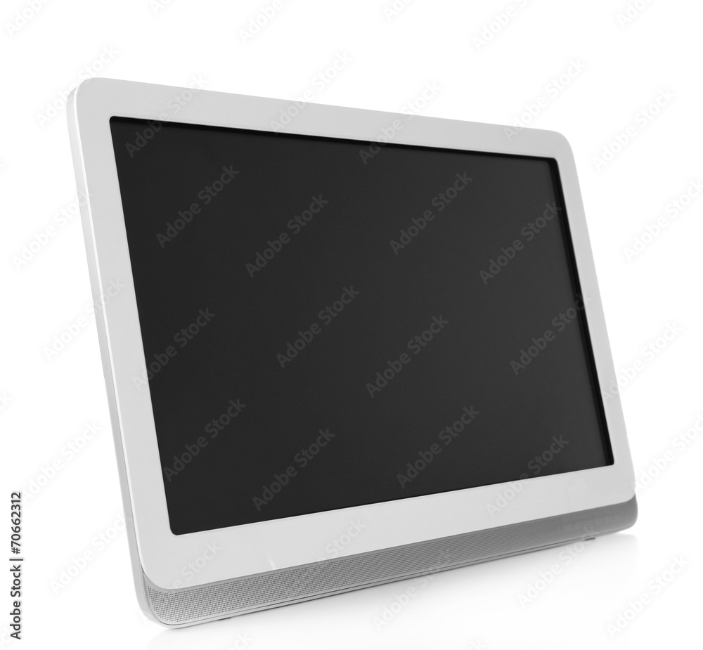 Modern tablet pc isolated on white Modern tablet pc isolated on white