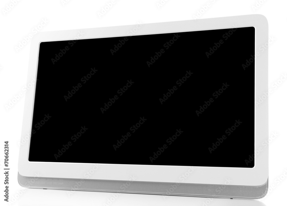 Modern tablet pc isolated on white Modern tablet pc isolated on white