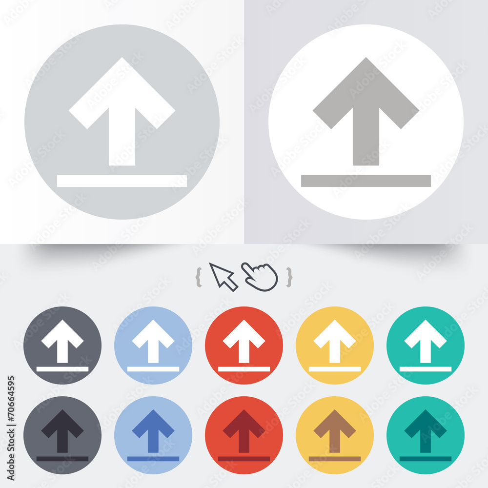 This side up sign icon. Fragile package symbol. This side up sign icon. Fragile package symbol.