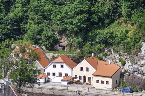 Wallpaper Mural riverside homes in cesky krumlov Torontodigital.ca