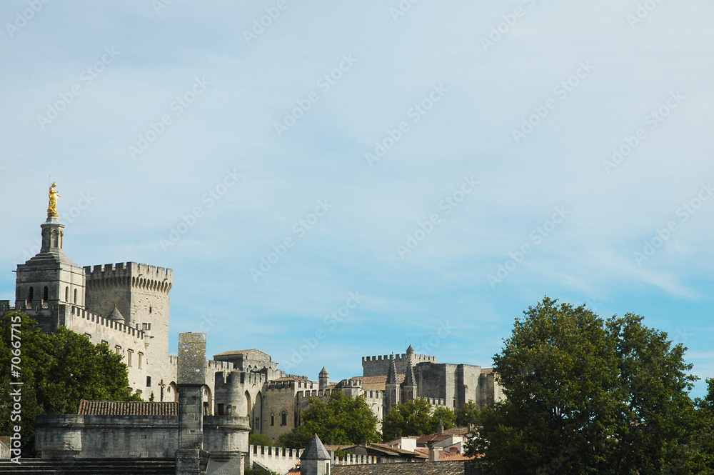 Città fortificata d'Avignone, Provenza, Francia
