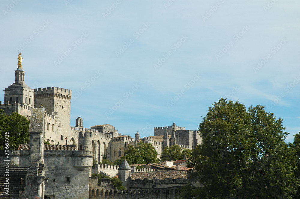 Città d'Avignone, Provenza, Francia