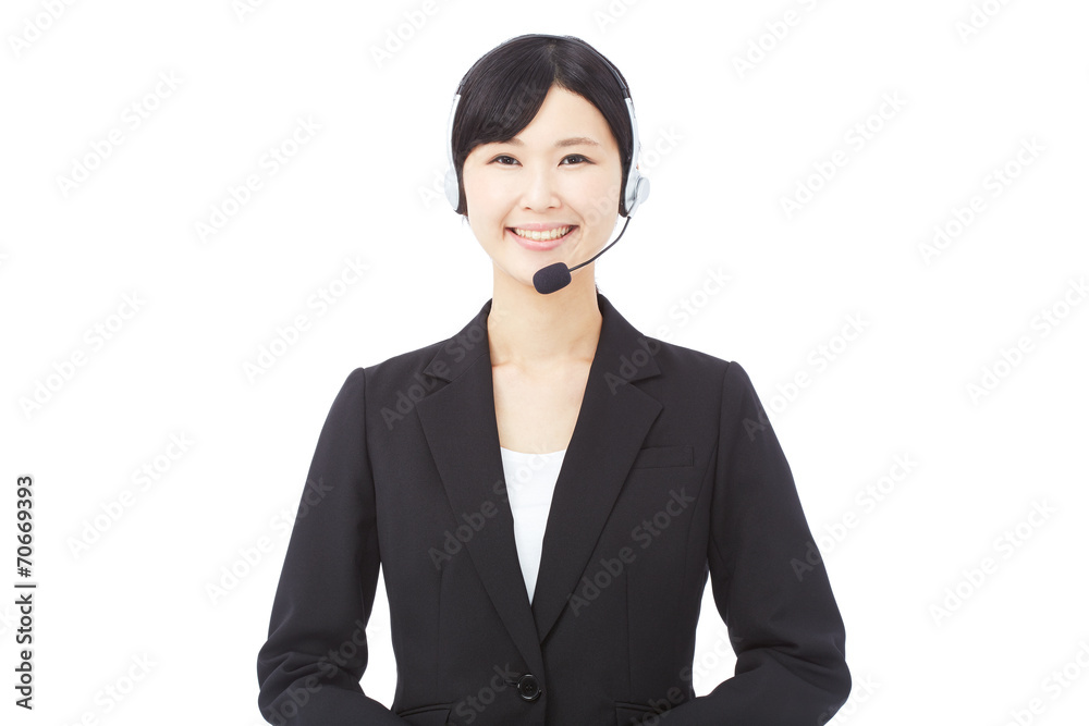 笑顔のオペレーター 笑顔のオペレーター