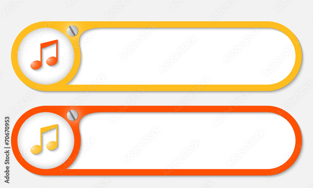 Obraz premium vector buttons with screw and music icon