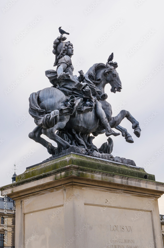 Louis XIV equestrian statue