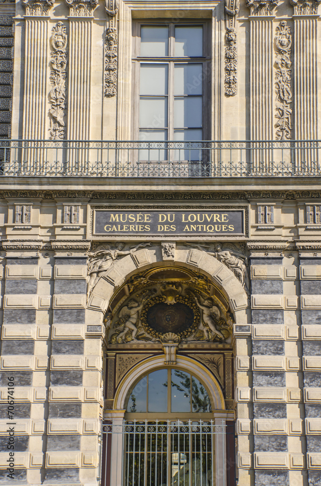 Louvre facade