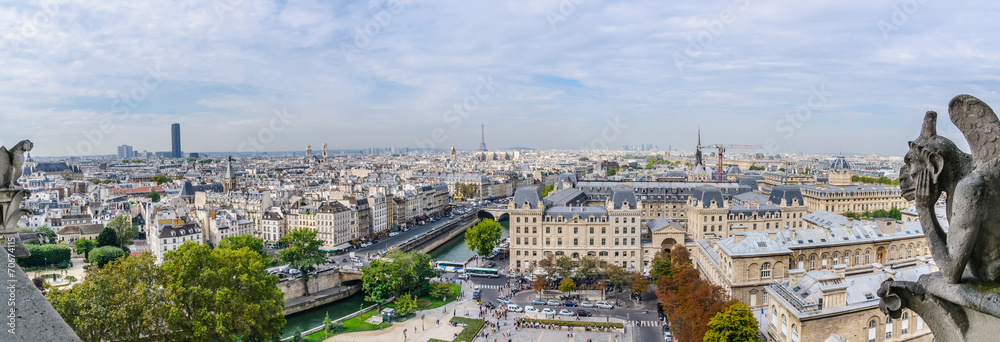 Fototapeta premium Panoramic of Paris