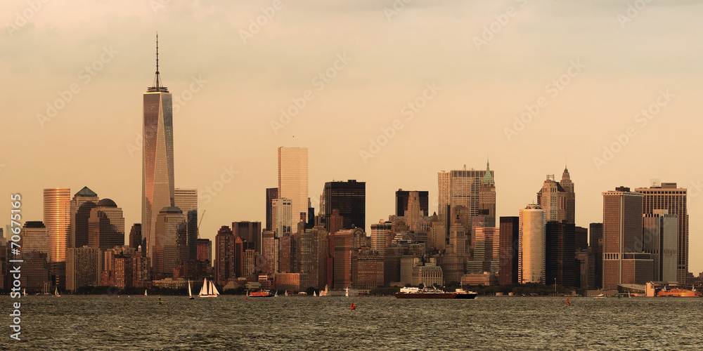 Fototapeta premium Manhattan downtown skyline