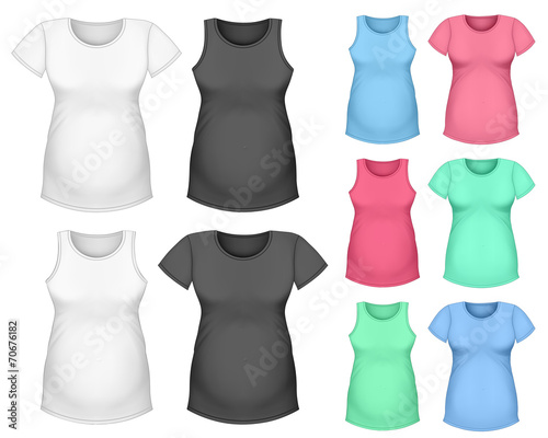 Maternity short sleeve t-shirt and top tank