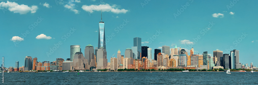 Obraz premium Manhattan downtown skyline