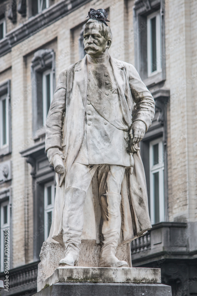 standbeeld Henri Alexis Brialmont Brussel