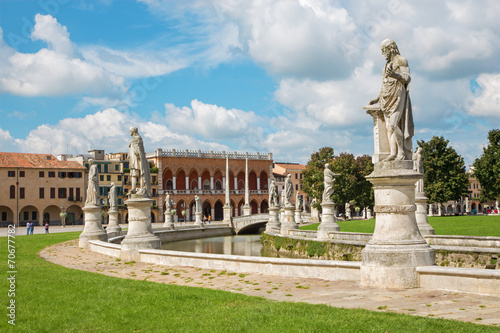 Padua - Prato della Valle and the Venetian palace