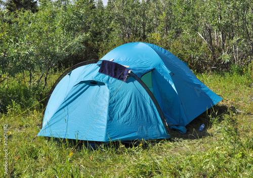 Camping tent. © sergunt