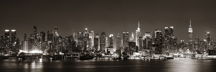 Fototapete Manhattan Midtown Manhattan Wolkenkratzer Skyline  © rabbit75_fot