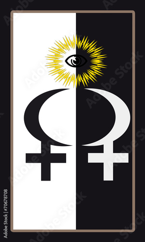 Tarot cards - back design, Lilith, Selena