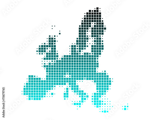 Karte der Europäischen Union