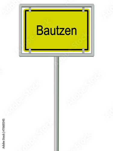 Bautzen - Ortsschild