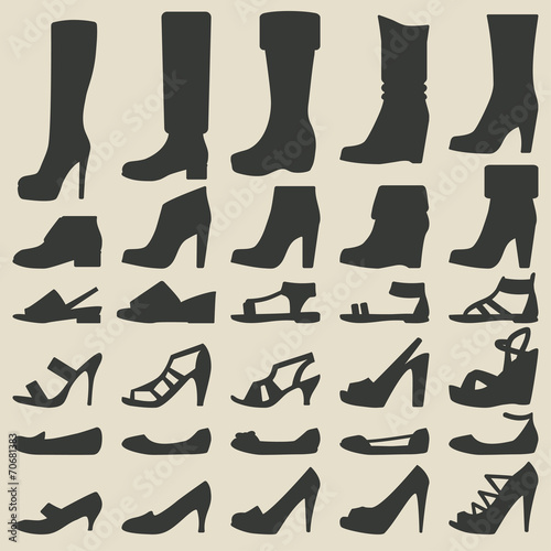 women shoes set