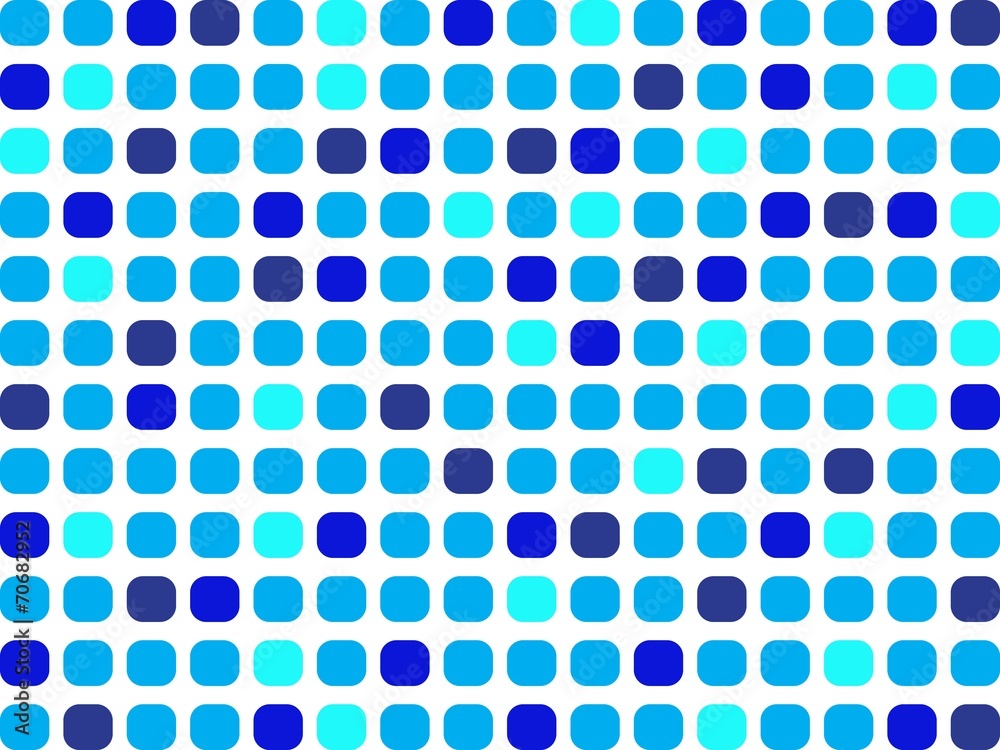Blue mosaic