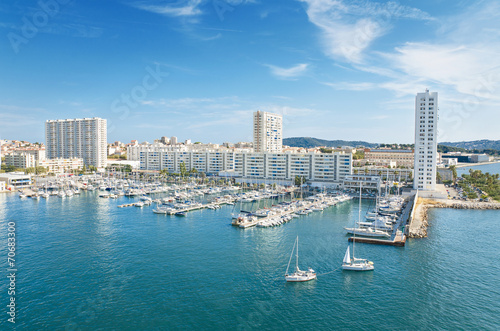 Toulon harbor, France. © herraez