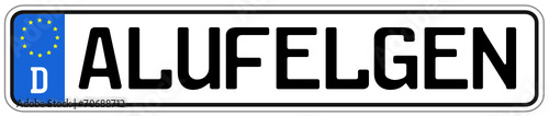 Alufelgen Schild  #140925-svg10