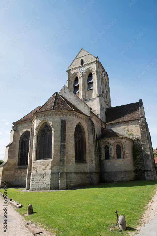 Church of Auvers-sur-Oise. Subject Of Vincent Van Gogh