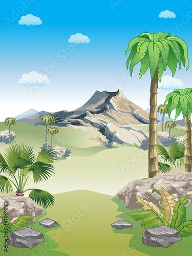 Paisagem pré histórica
