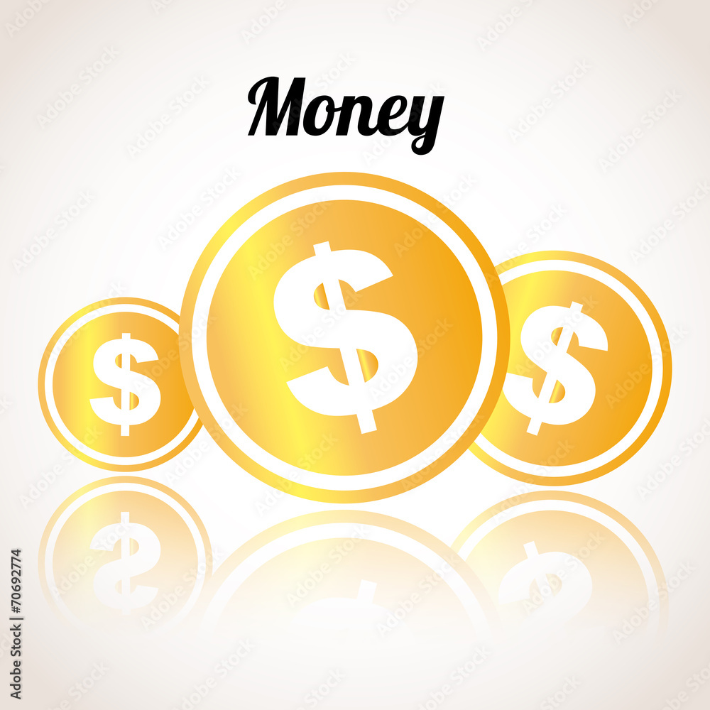 Obraz premium money design